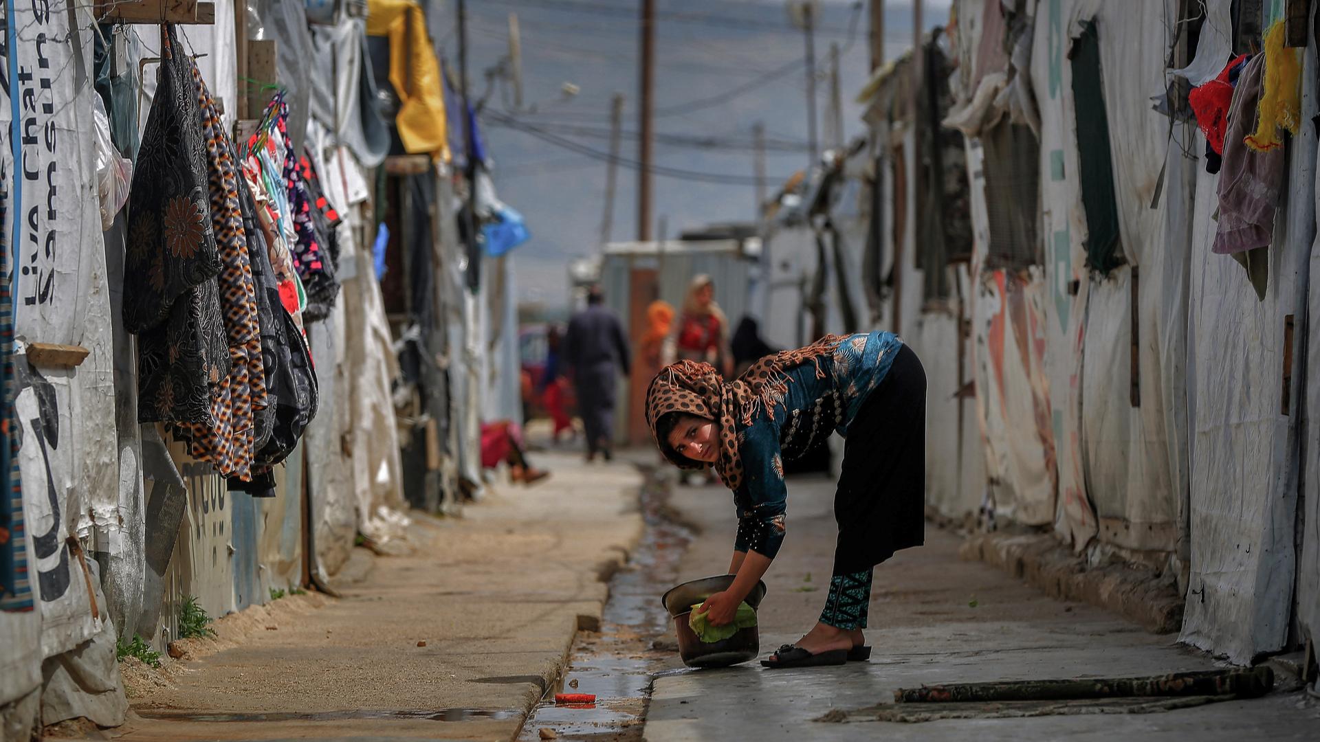 Syrische Geflüchtete im Libanon