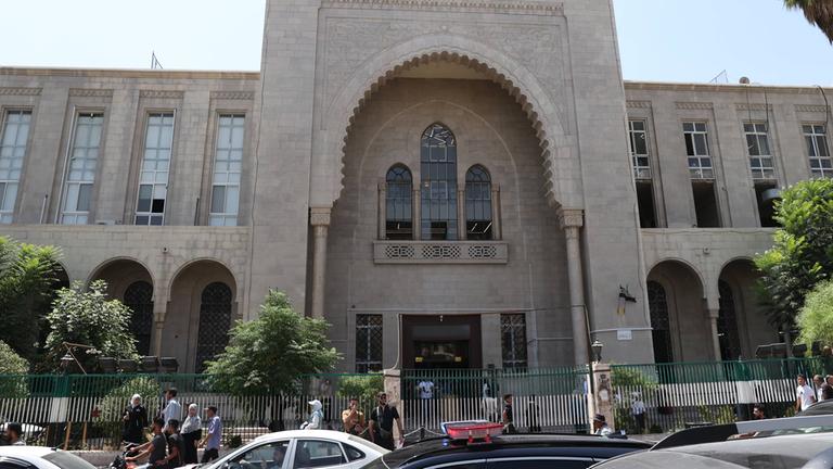 Blick auf den Justizpalast in Damaskus, Syrien.