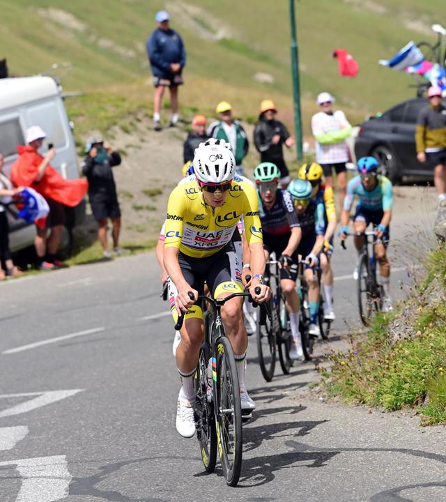 Tadej Pogačar während der 20. Etappe der Tour de France 2026.