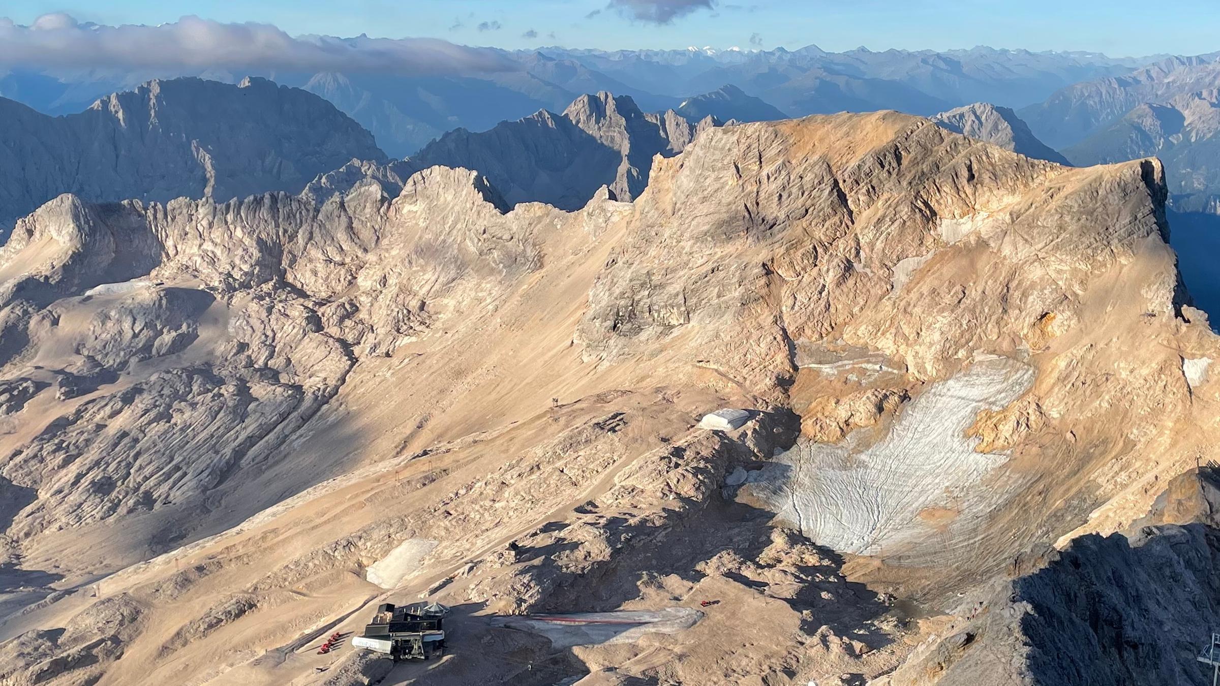 Der nördliche Schneeferner-Gletscher.