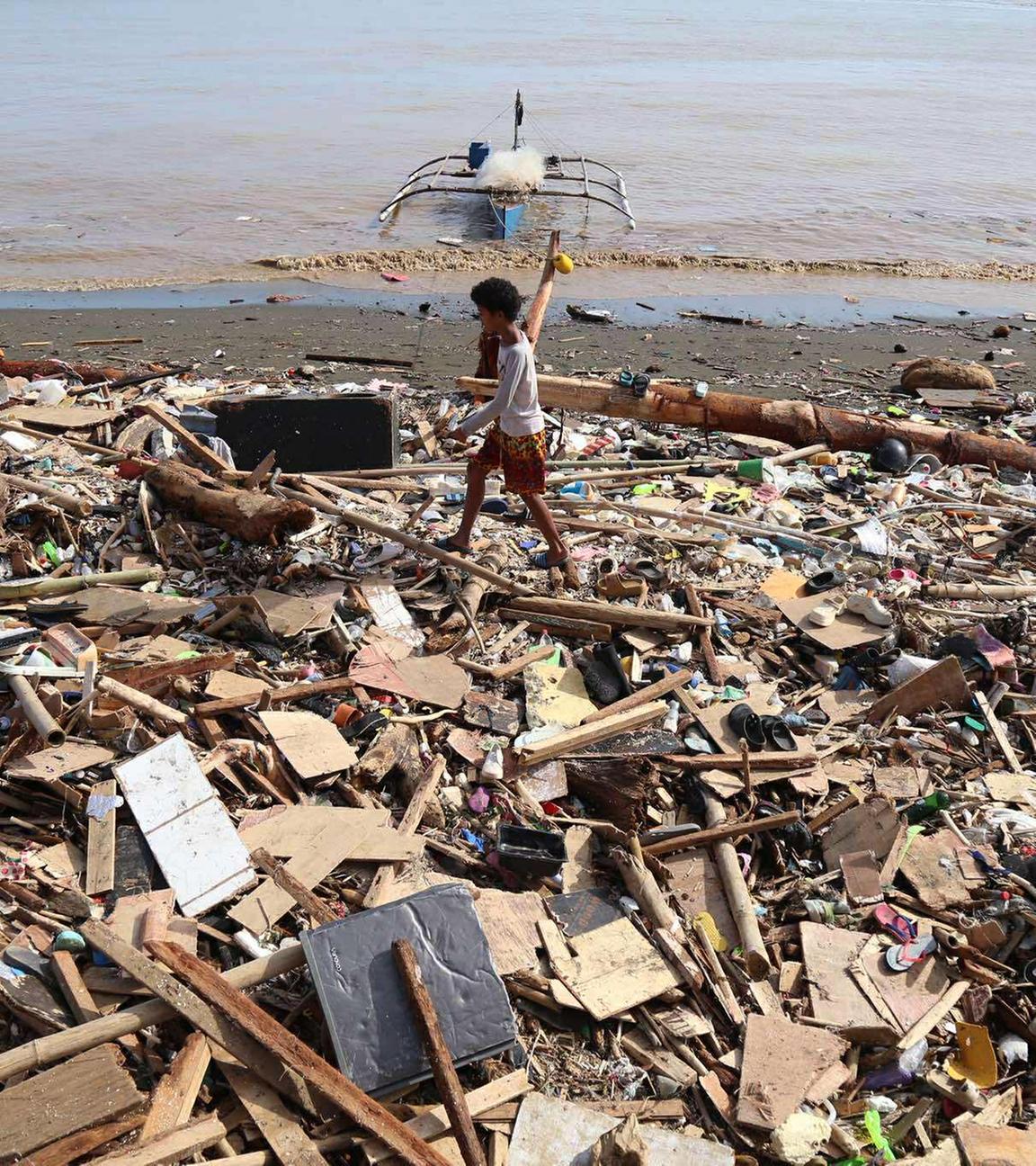 Der Taifun Kalmaegi sorgt für viel VErwüstung auf den Philippinen