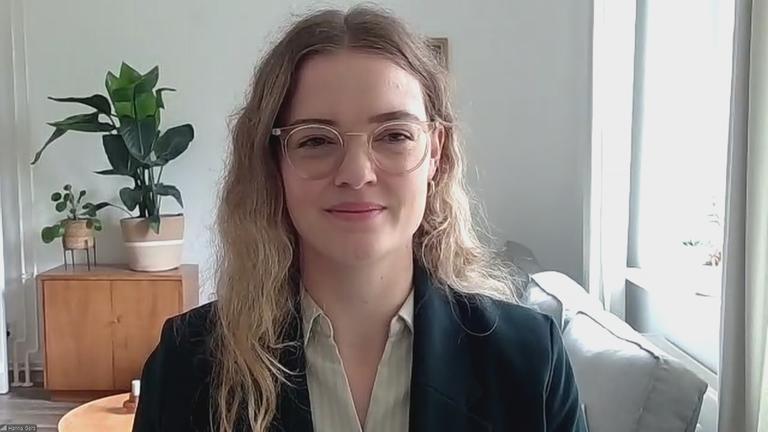 Hanna Gers von der Gesellschaft für Auswärtige Politik bei ZDFheute Live.