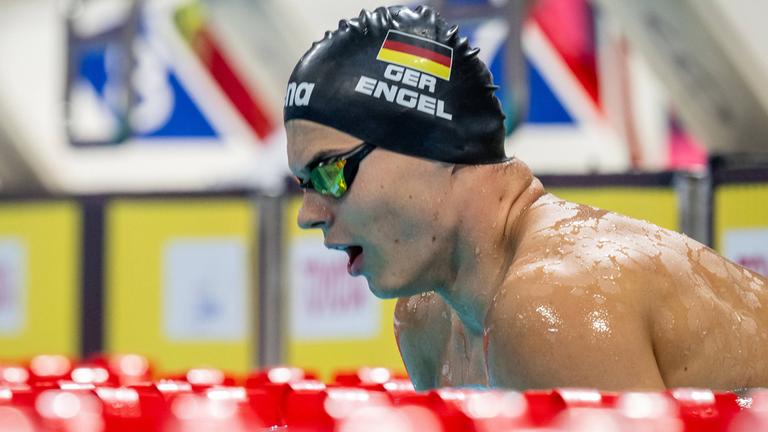 Der Deutsche Taliso Engel bei den Toyotal World para Swimming Championships 2025 in Singapore.