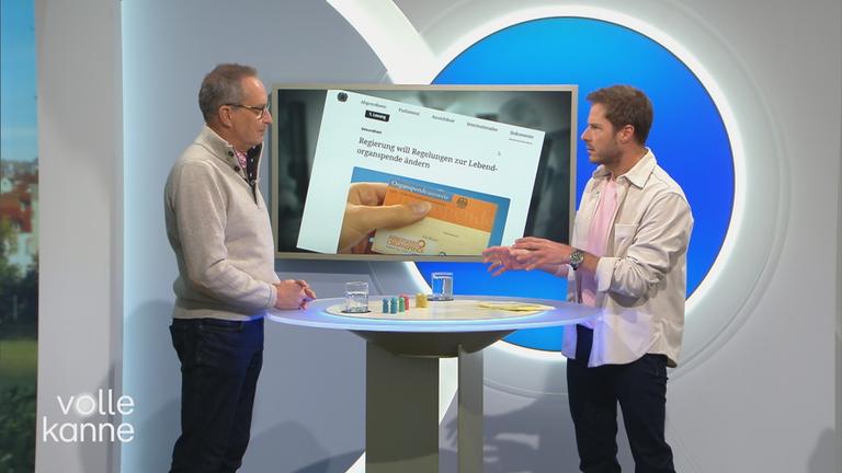 Dr. Christoph Specht im Gespräch mit Moderator Florian Weiss.