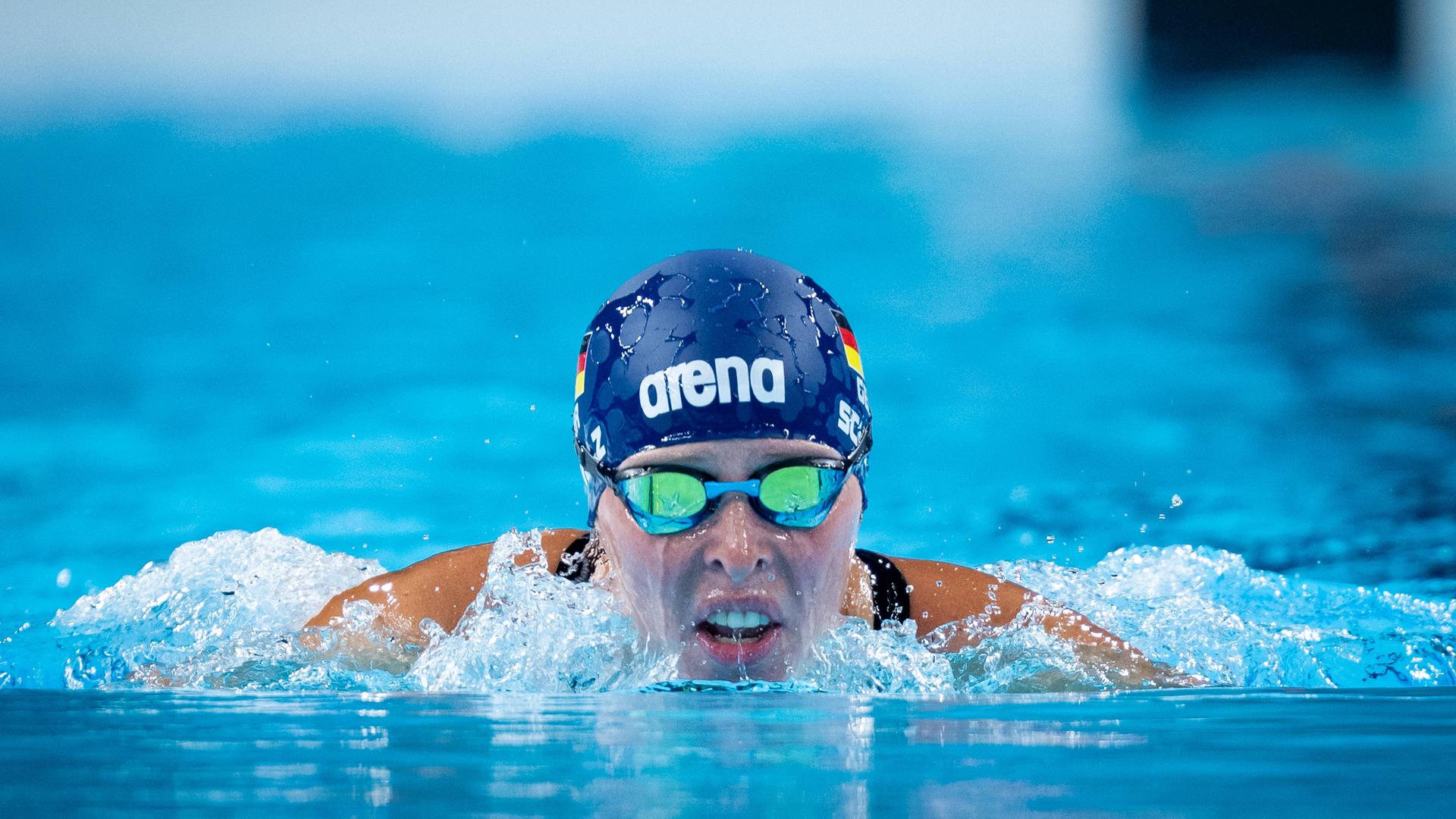 Tanja Scholz in Aktion.