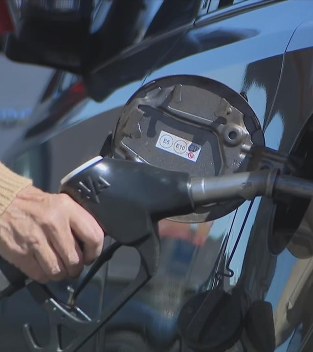 Tanken an der Tankstelle