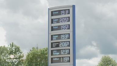 Spritpreisanzeige einer Tankstelle