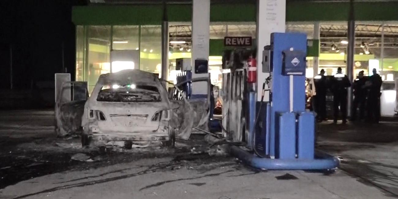Terror an Tankstelle in Hannover
