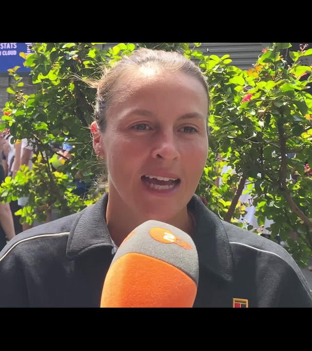 Tatjana Maria im ZDF-Interview