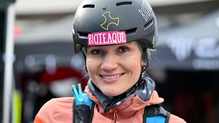 Skibergsteigerin Tatjana Paller, aufgenommen am 15.03.2025