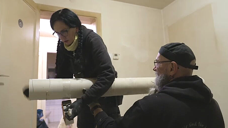 Tatortreinigerin Iris im Einsatz