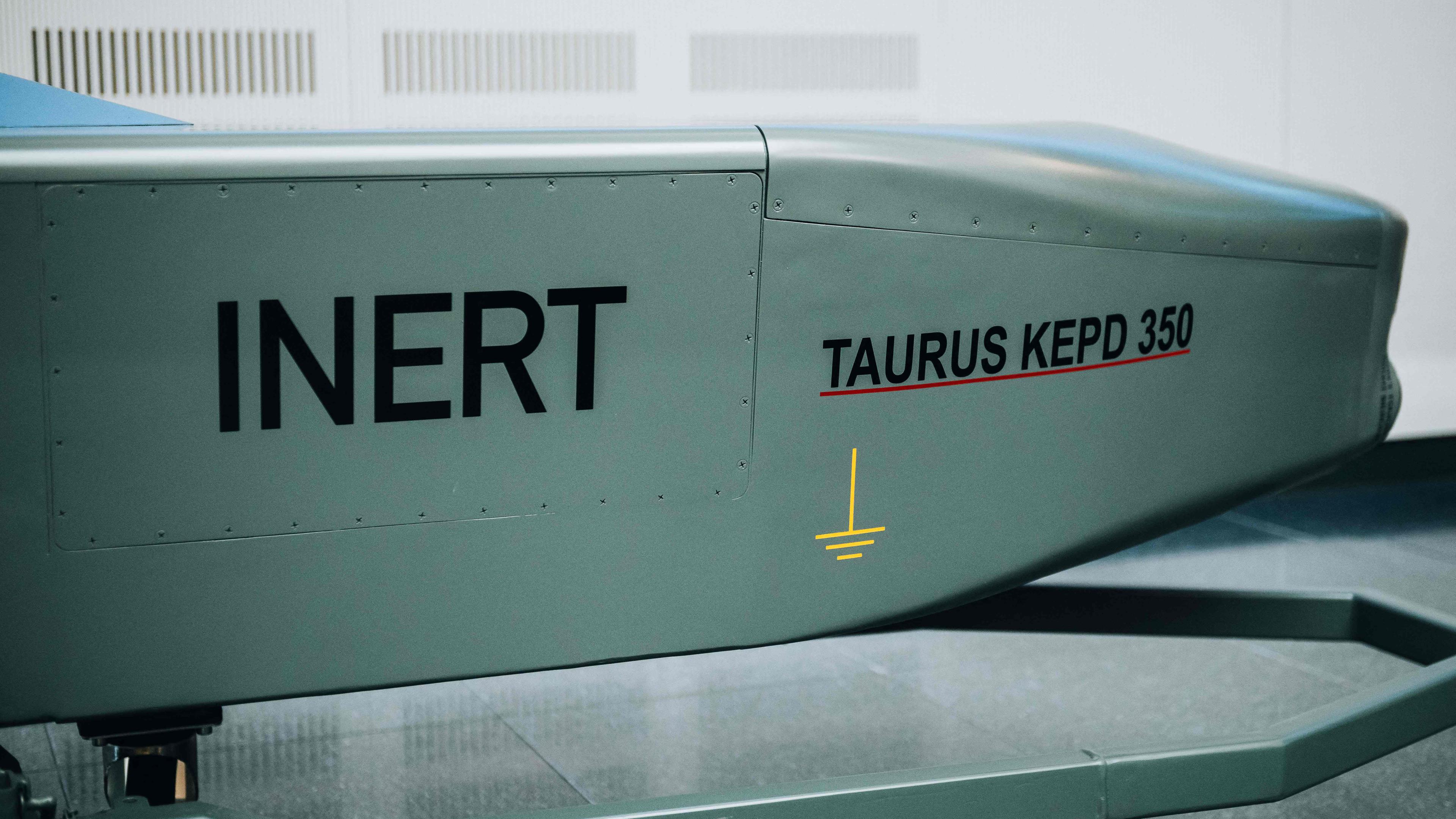 Ein deutsch-schwedischer Marschflugkörper vom Typ Taurus KEPD 350.