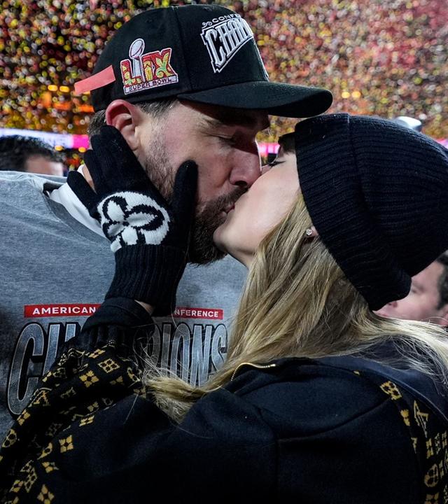 Taylor Swift unterstützt Freund Travis Kelce bei Einzug in Super Bowl