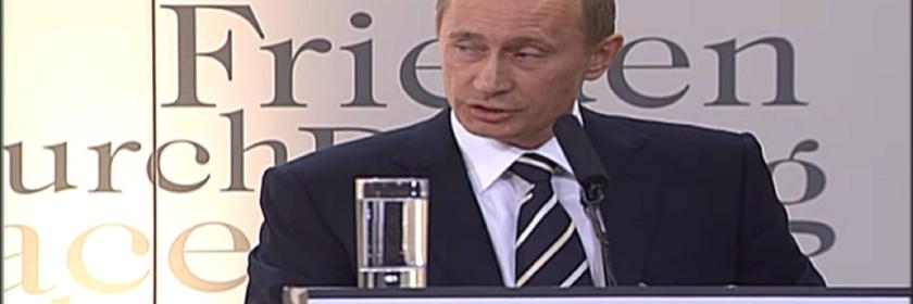 10.02.2007: Putin kritisiert USA-Politik