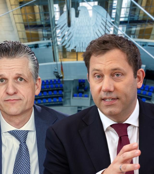 Befragung von Klingbeil und Frei