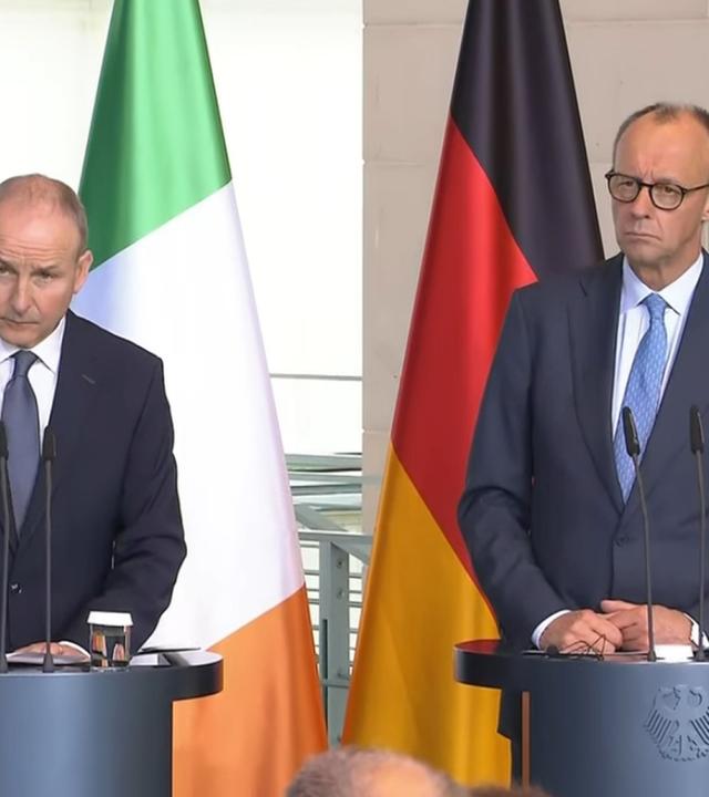 Bundeskanzler Merz empfängt Premierminister Irlands Micheál Martin