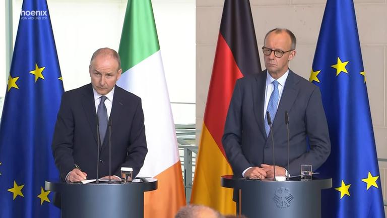 Bundeskanzler Merz empfängt Premierminister Irlands Micheál Martin