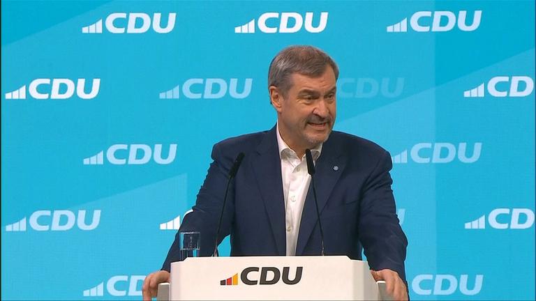 CDU-Parteitag: Rede von Markus Söder