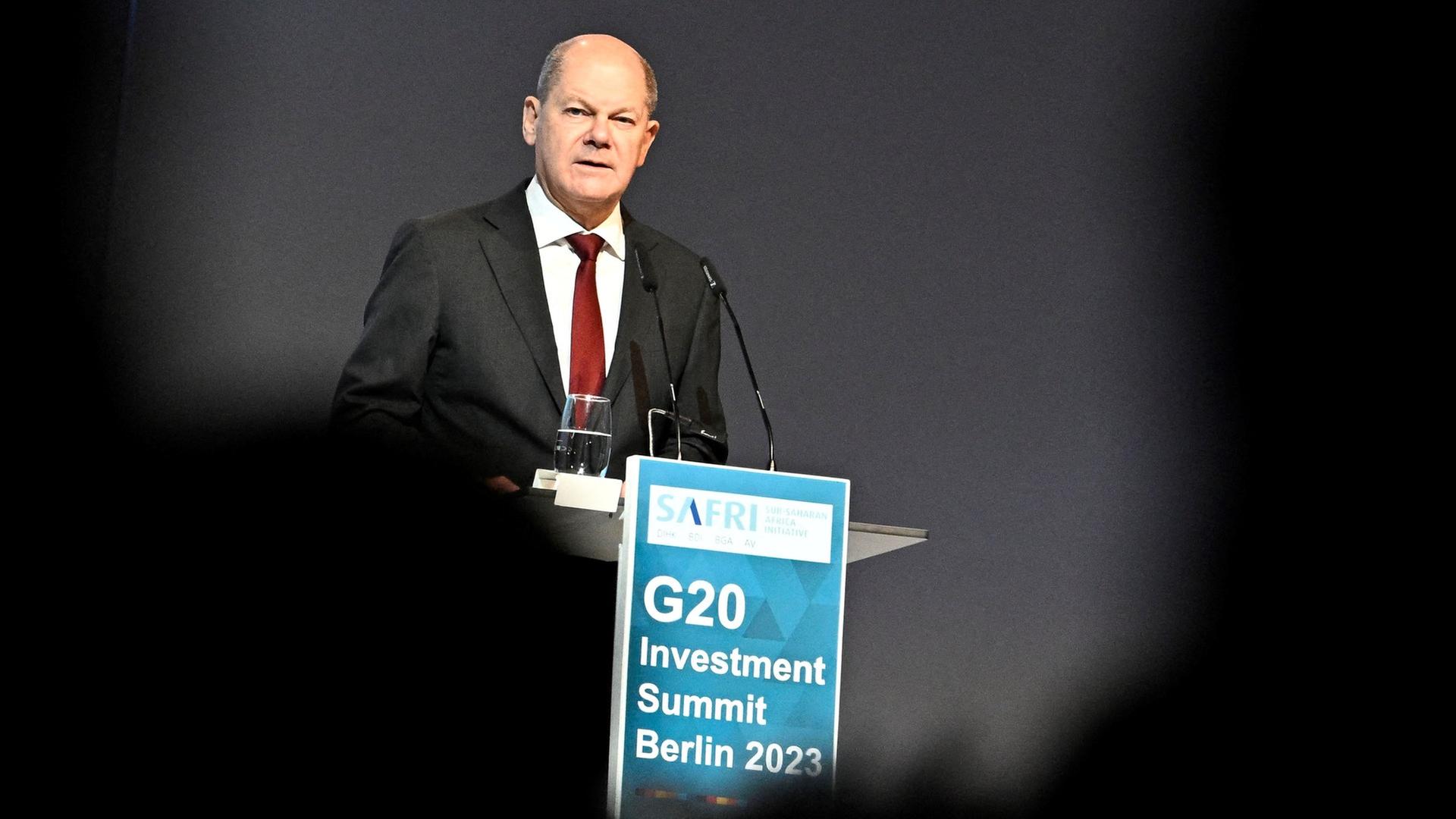 Eröffnung G20-Investitionsgipfel Afrika