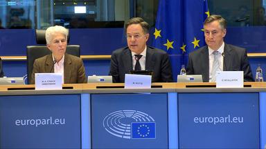 EU-Verteidigungsausschuss: Statement von NATO-Generalsekretär Mark Rutte