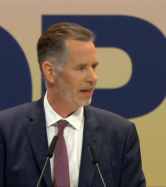 FDP-Parteitag: Abschiedsrede von Christian Dürr