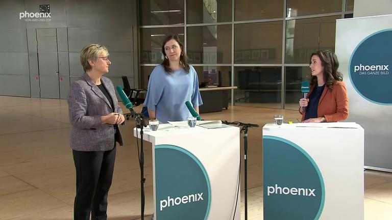 Frauke Heiligenstadt und Katharina Beck zur Altersvorsorge