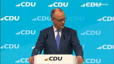 Friedrich Merz eröffnet CDU-Parteitag