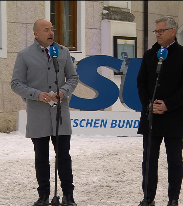 Hoffmann und EU-Kommissar Brunner zur Migration