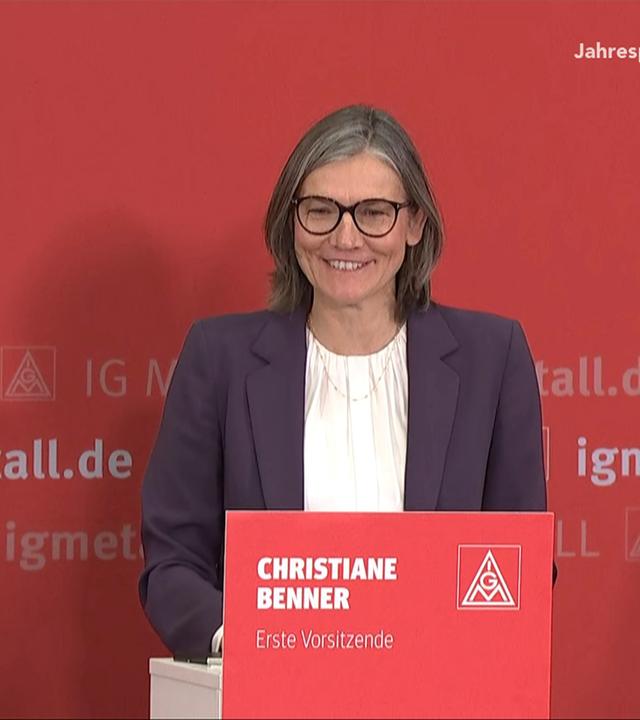 IG-Metall: Jahrespressekonferenz in Frankfurt