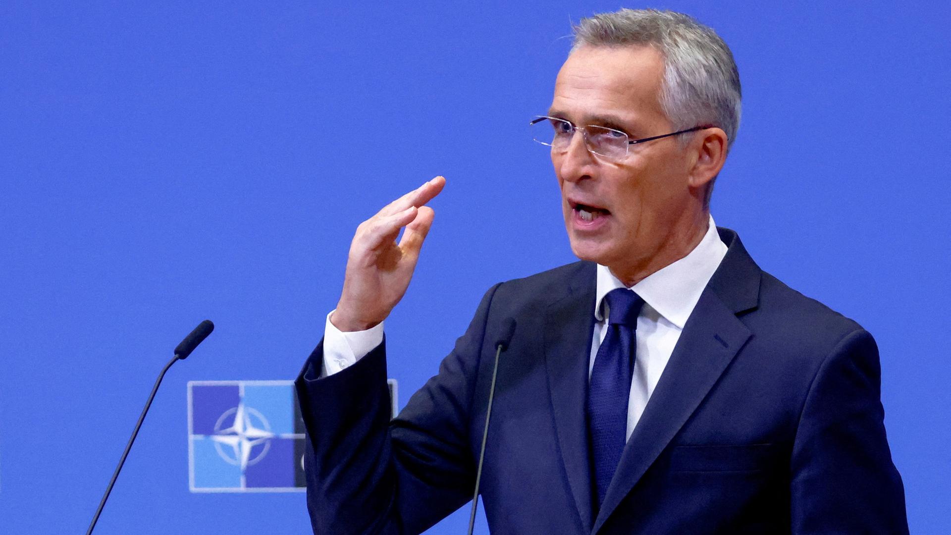 Jens Stoltenberg vor dem Gipfel in Vilnius