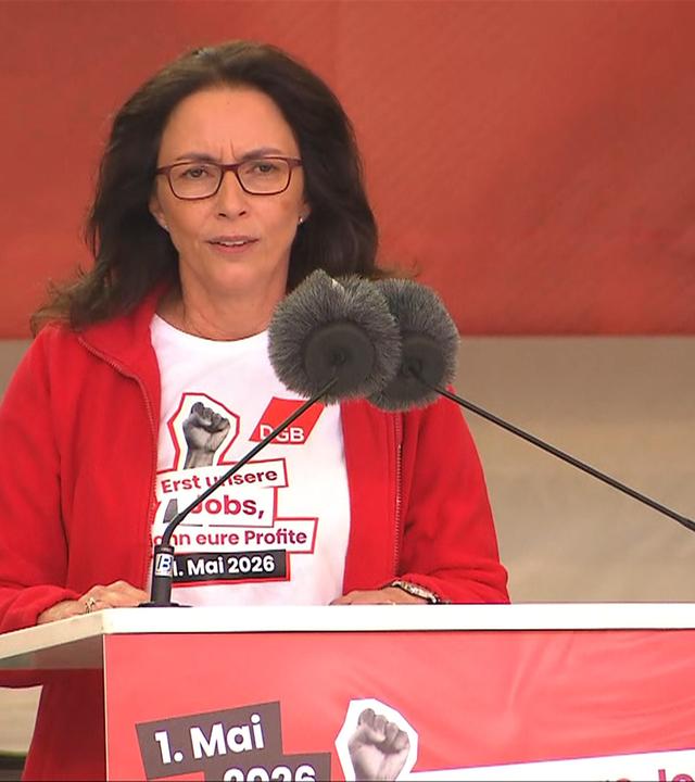 Mai-Kundgebung DBG: "Wir sind mobilisierungsfähig"