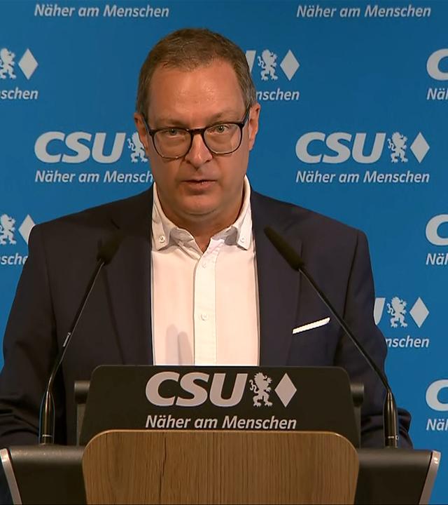 Martin Huber (CSU) warnt vor "unsäglicher Clankoalition" in Berlin