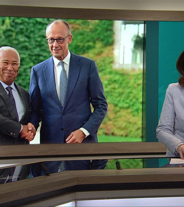 Mehrjähriger Finanzrahmen der EU - Friedrich Merz trifft António Costa
