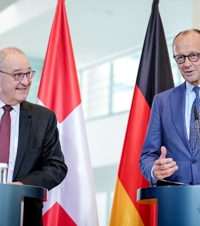 Merz empfängt Schweizer Bundespräsident Parmelin