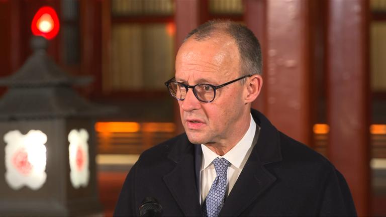 Merz in China: Wettbewerb zwischen Unternehmen muss fair sein