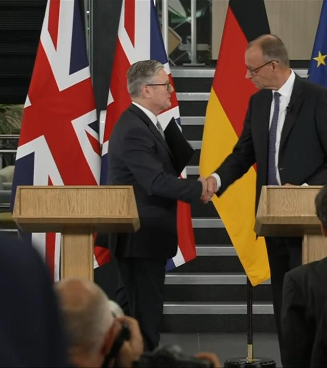 Merz in London: Freiheit, Sicherheit und Wohlstand sichern