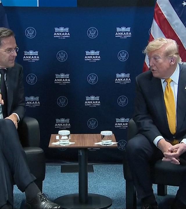 NATO-Gipfel: Donald Trump trifft Mark Rutte