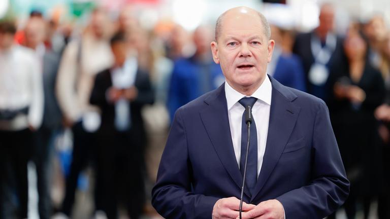 Olaf Scholz zur Hannover Messe