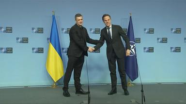 Pressekonferenz Rutte und Fedorow