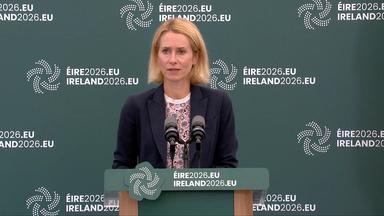 Pressekonferenz zum informellen Treffen der EU-Außenminister mit Kaja Kallas (EU-Außenbeauftragte)