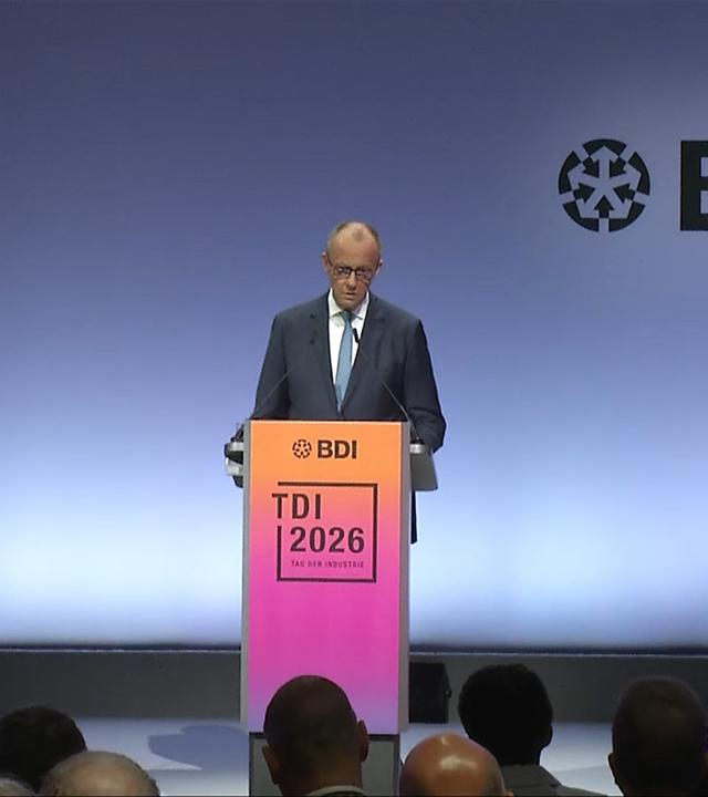 Rede Bundeskanzler Friedrich Merz beim TDI 2026