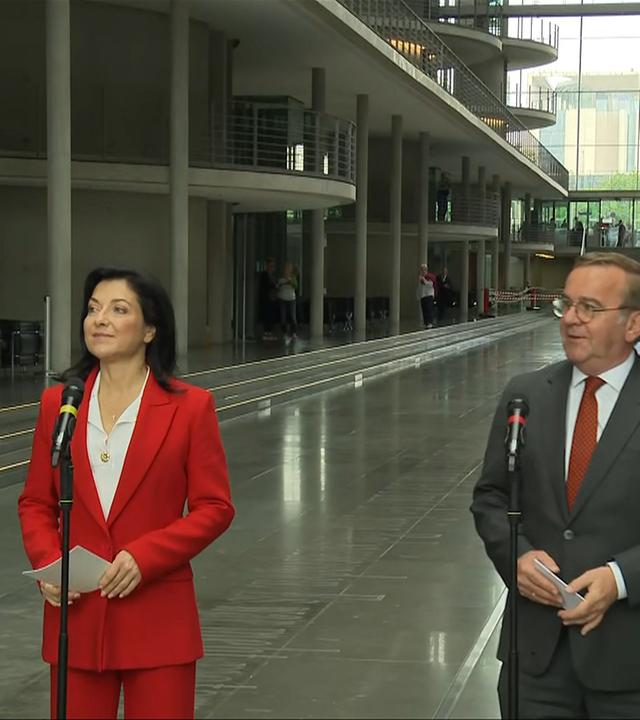 Reiche und Pistorius zur Waffenbeschaffung
