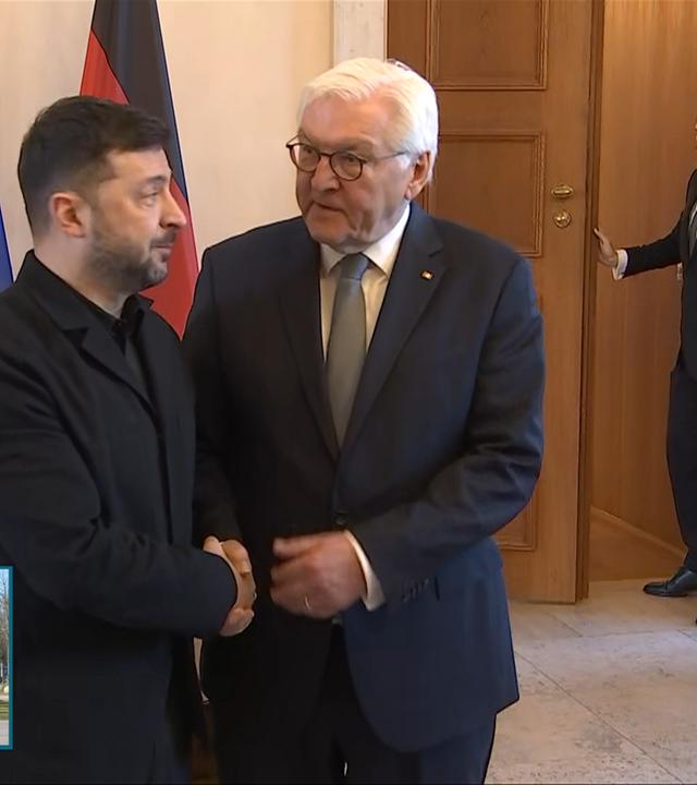 Selenskyj trifft den Bundespräsidenten