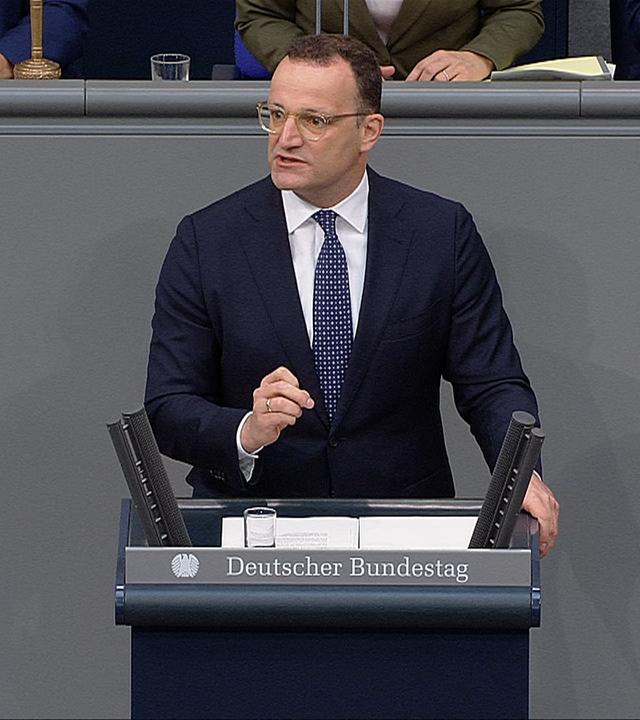 Spahn: Haushalt "in Zahlen gegossene Politik"