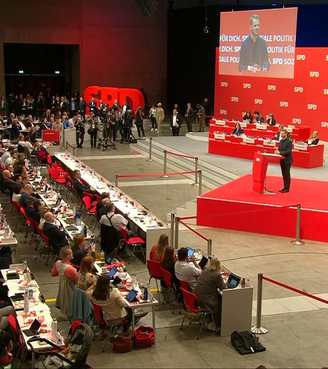 SPD-Parteitag: Parteivorsitzende gewählt