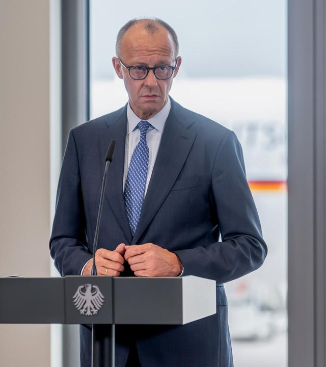Statement Merz vor Abflug zum NATO-Gipfel