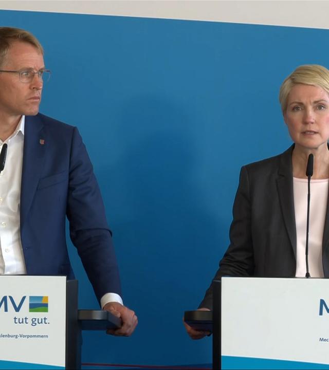 Statements Schwesig und Günther zu niedrigen Gasspeicherständen