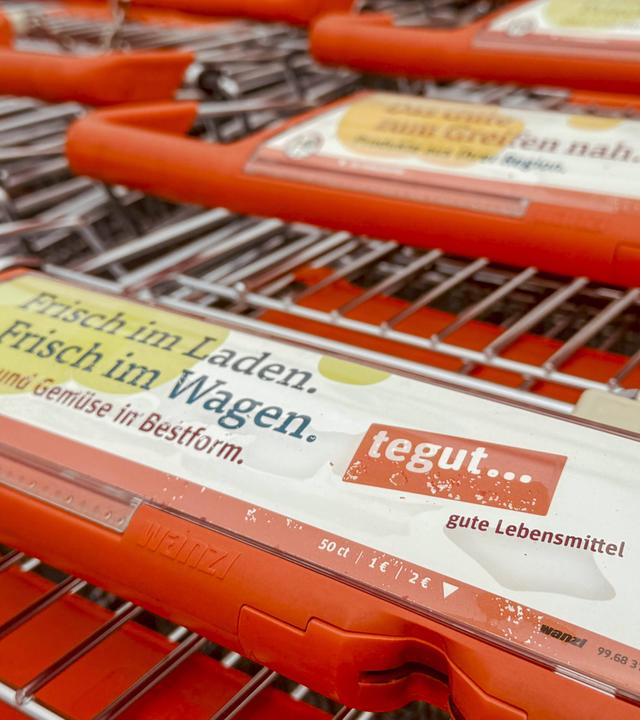 Einkaufswagen von Tegut