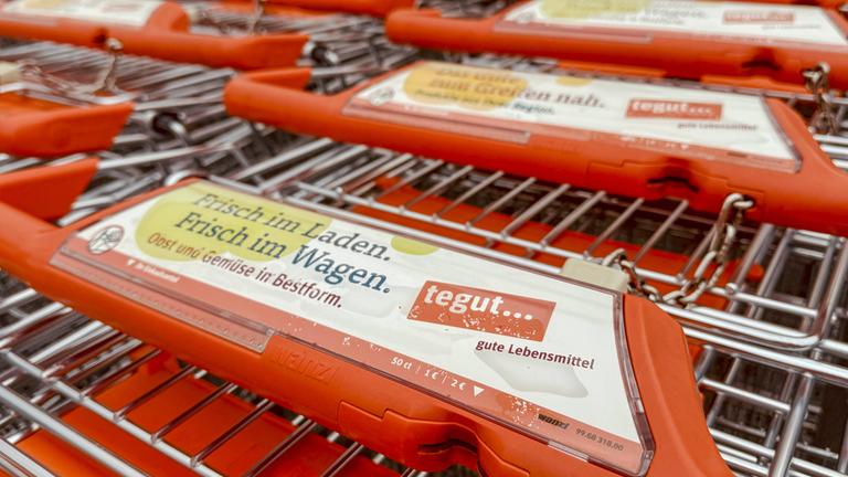 Einkaufswagen von Tegut