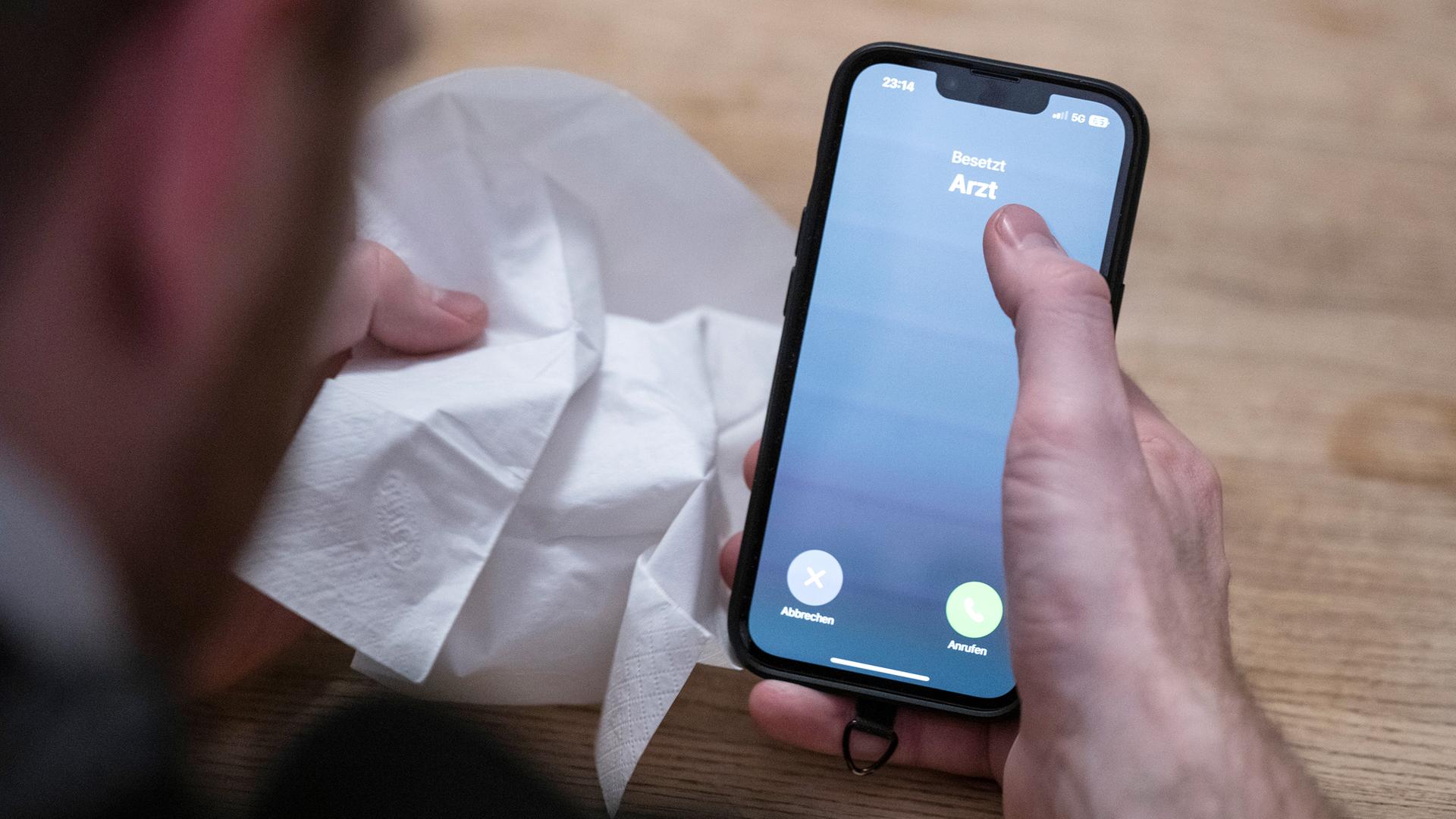 Symbolfoto: Telefonische Krankschreibung